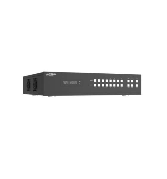 ALF-MUH88E GEN2 18G 8X8 HDMI OVER HDBASET MATRIX,8 HDMI INPUTS, 8 HDBASET OUTPUTS AND 8 MIRRORED HDMI OUTPUTS